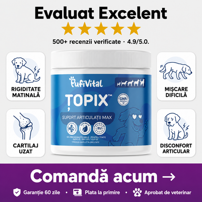 120 ȚOPIX – PREMIU PENTRU ARTICULAR